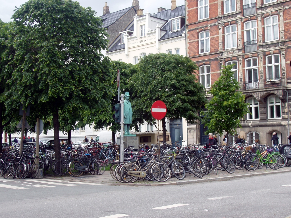 В Копенгагене двадцать процентов жителей ездит на работу